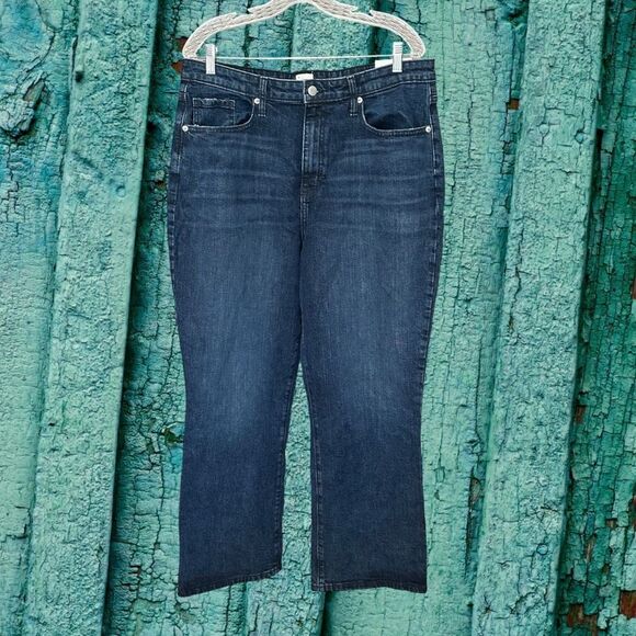 NWT A New Day Lightly Distressed High Rise Bootcut Jeans Size 16R - Picture 7 of 12